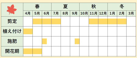 紅葉カレンダー