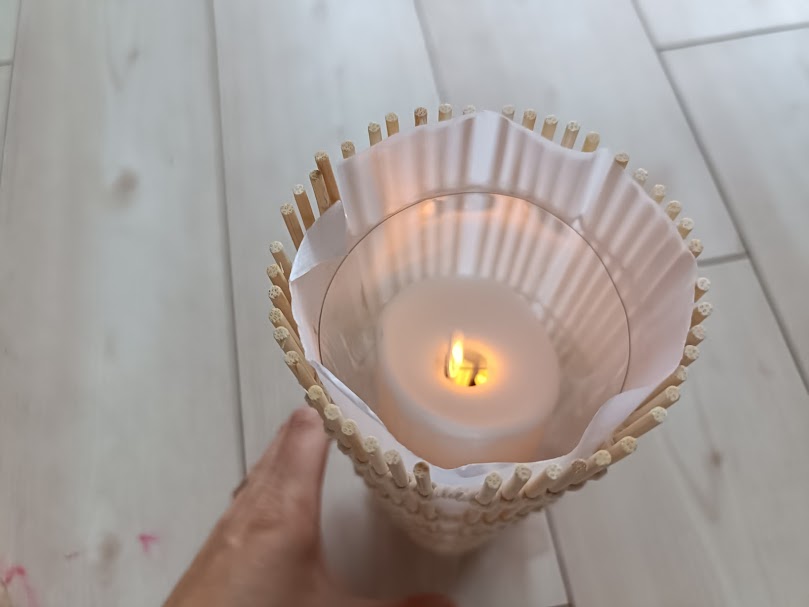 巻きすランタンDIY