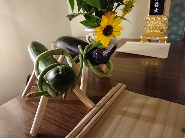 精霊馬と精霊牛