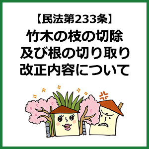 【民法233条改正】越境した隣家の枝を切ることができるように一覧画像