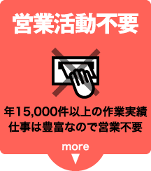 営業活動不要