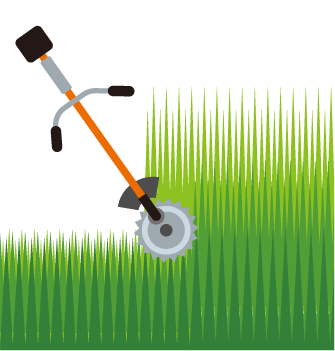 芝刈りイメージ